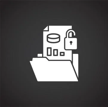 Big data analitics icon on background for graphic and web design. Creative Stock Illustration