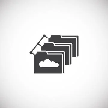 Big data analitics icon on background for graphic and web design. Creative Stock Illustration