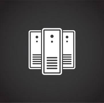 Big data analitics icon on background for graphic and web design. Creative Stock Illustration