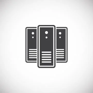 Big data analitics icon on background for graphic and web design. Creative Stock Illustration