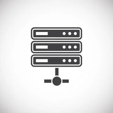 Big data analitics icon on background for graphic and web design. Creative Stock Illustration