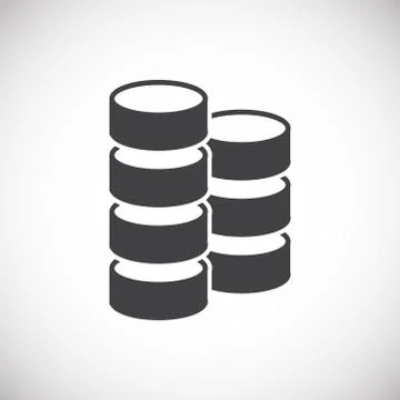 Big data analitics icon on background for graphic and web design. Creative Stock Illustration