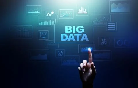 Big data analysis, business intelligence, technology solutions concept on Stock Photos