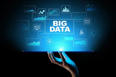 Big data analysis, business intelligence, technology solutions concept on Stock Photos
