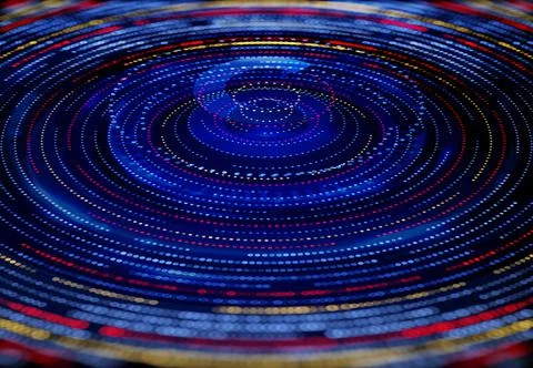 Big data analysis network, information technology Illustrazione stock