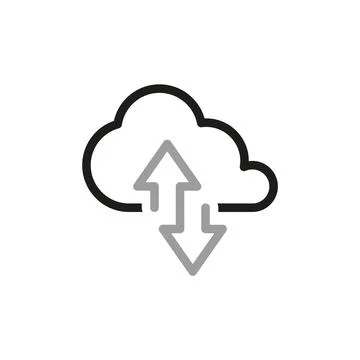 Big data analysis thin line icon. Data processing outline pictograms for webs Stock Illustration