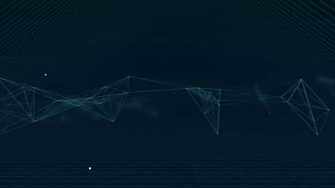 Big data analytics with AI technology. Data visualization Machine learning Stock Footage 278300149