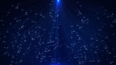 Big data analytics AI technology. Data analyst complex network artificial Stock Footage 313725113