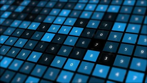 Big data analytics and business intelligence concept abstract backround. Stock Illustration