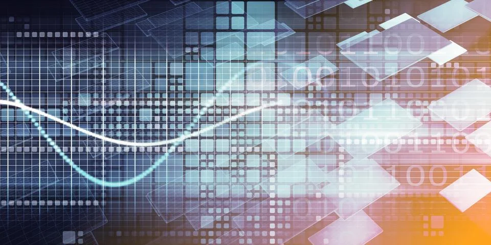 Big Data Analytics Stock Illustration