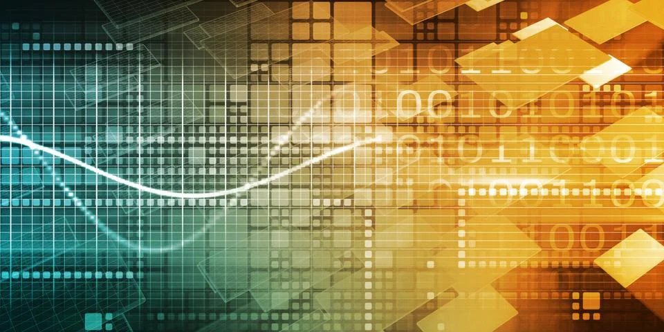 Big Data Analytics Illustrazione stock