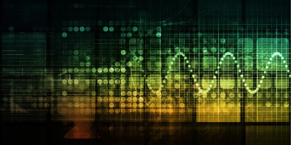 Big Data Analytics Stock Illustration