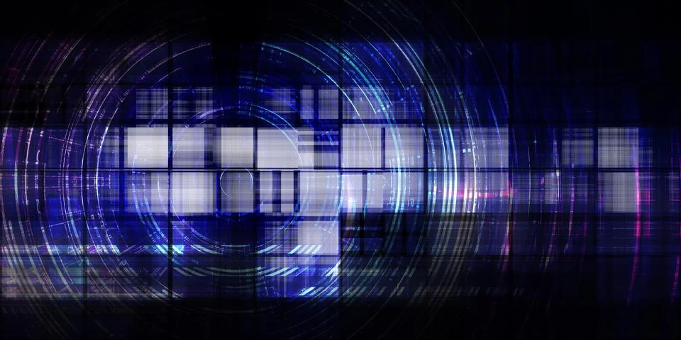 Big Data Analytics Stock Illustration