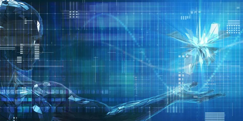 Big Data Analytics Stock Illustration