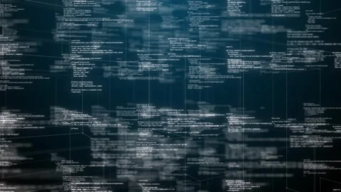 Big Data Analytics, Network Connectivity Cloud Computing for Information Technol Stock Footage 245324435