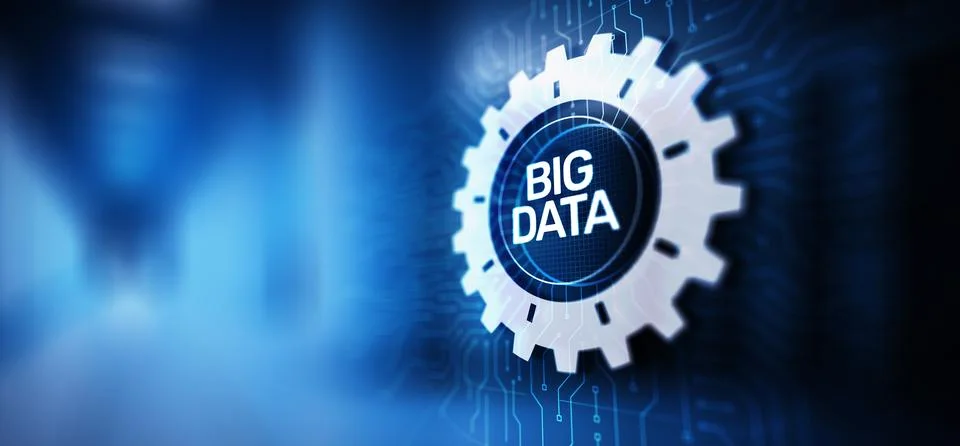 Big data analytics platform, business intelligence and modern technology conc 스톡 일러스트