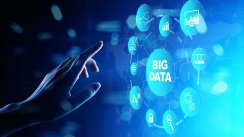 Big data analytics platform, business intelligence and modern technology concept Fotos Stock