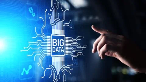 Big data analytics platform, business intelligence and modern technology concept Stock Photos