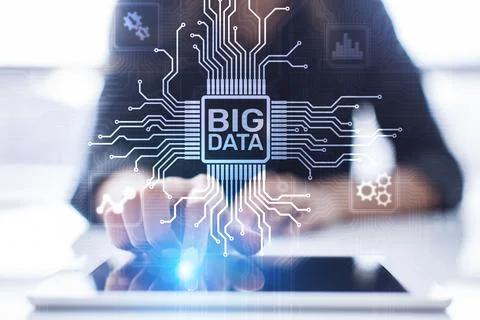 Big data analytics platform, business intelligence and modern technology concept 스톡 사진
