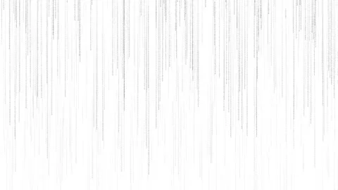 Big data and artificial intelligence binary code falling and scrolling Digital Stock Footage 247351825