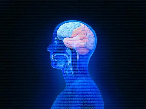 Big data and artificial intelligence concept. Machine learning and cyber mind Stock Illustration