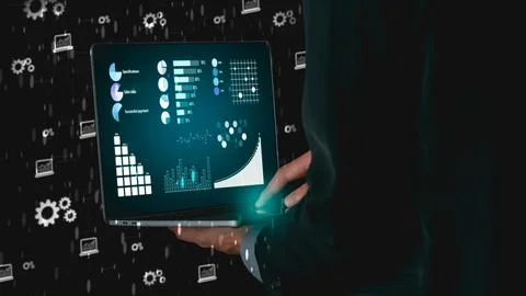 Big data and business process strategies Stock Photos