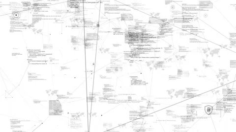 Big Data and the Code Programming for Complex Network Analysis 動画素材 255687291