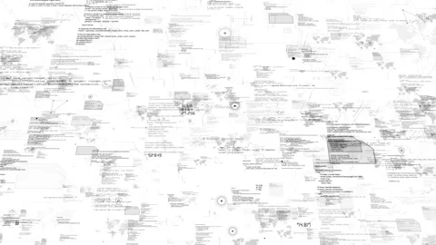 Big Data and the Code Programming for Complex Network Analysis Video stock 255687481