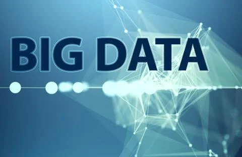 Big data and data mining concept illustration - 3d rendering 스톡 일러스트