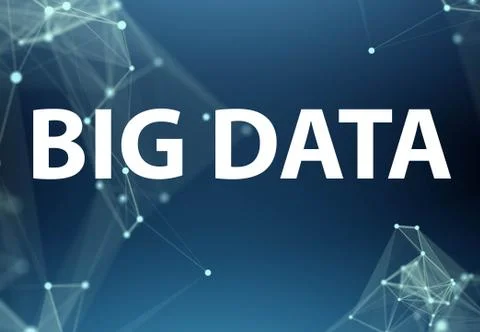 Big data and data mining concept illustration - 3d rendering イラスト素材
