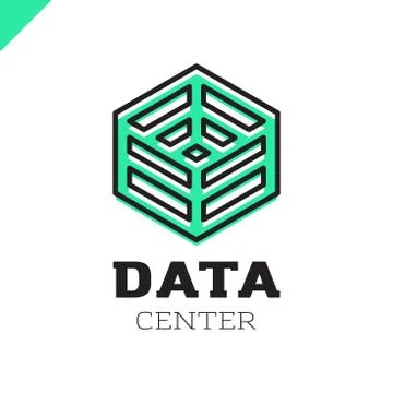 Big data and technology icon Stock Illustration