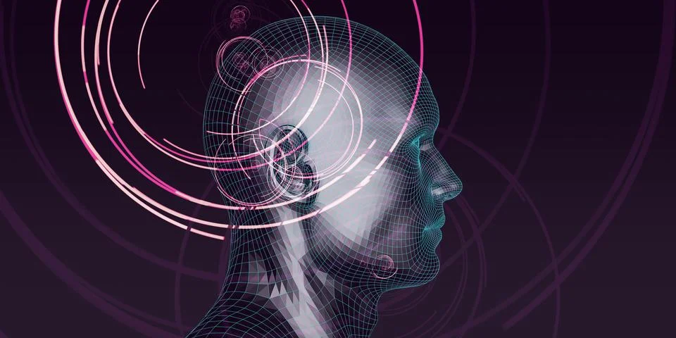 Big Data Artificial Intelligence イラスト素材