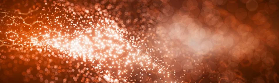 Big data. Artificial intelligence. Luxury background. Network structure. Ma.. Illustrazione stock