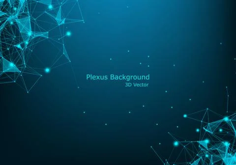 Big data background of color point construction, vector network big data back Stock Illustration