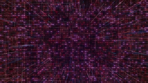 Big Data background with motion lines and random binary numbers and code Stock Footage 310000371