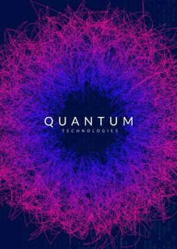 Big data background. Technology for visualization, artificial in Stock Illustration