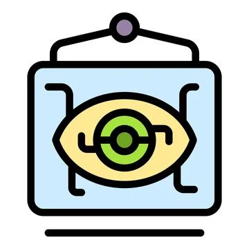 Big data banner icon vector flat 스톡 일러스트