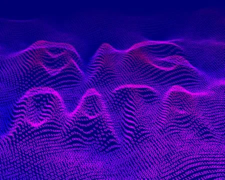 Big data. Binary code background Stock Illustration