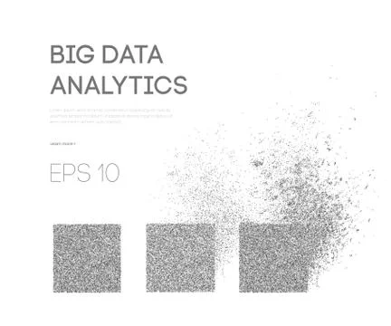 Big Data. Business inteligence technology background. Binary code algorithms Stock Illustration