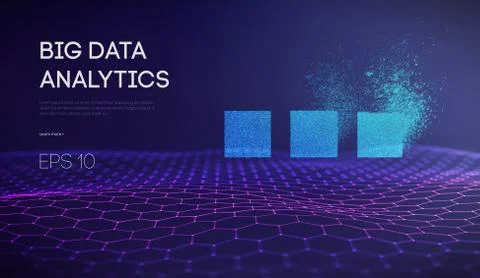 Big Data. Business inteligence technology background. Binary code algorithms 스톡 일러스트