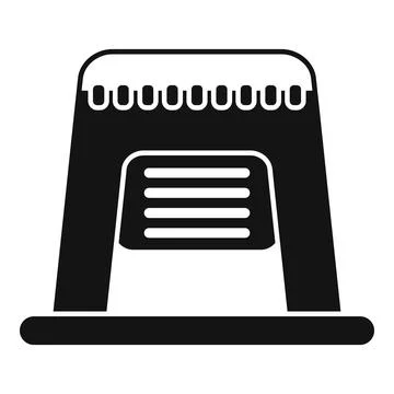 Big data center mining cryptocurrency farm icon Illustrazione stock