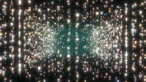 Big data cloud around digital earth data globe abstract 3D rendering network Stock Footage 109335264