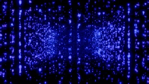 Big data cloud around digital earth data globe abstract 3D rendering network Stock Footage 109336383