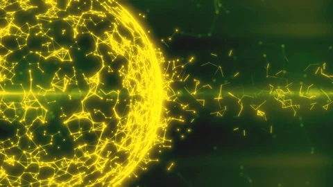 Big data cloud around digital data globe abstract 3D rendering network 動画素材 111265172
