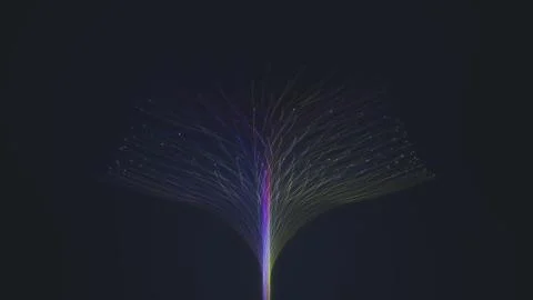 Big data cloud binary database concept telecommunication and global internet of Stock Illustration