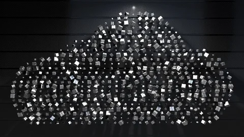 Big data cloud computing internet of things IoT online storage technology Stock Footage 87437191