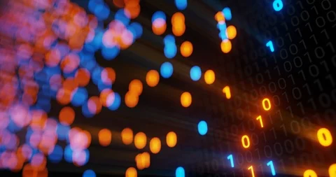 Big data cloud computing internet of things IOT AI network technology. Stock Footage 106944884