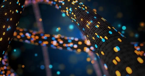 Big data cloud computing internet of things IOT AI network technology. Stock Footage 107437020