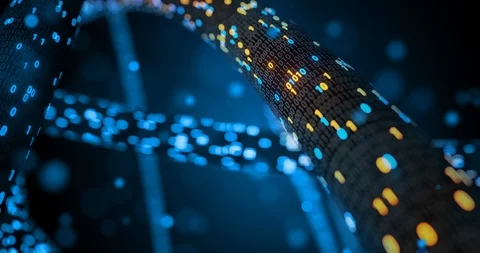 Big data cloud computing internet of things IOT AI network technology. Stock Footage 107437233