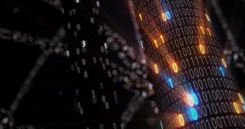 Big data cloud computing internet of things IOT AI network technology. Stock Footage 107437789